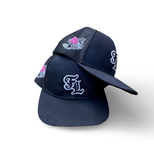 Rose trucker cap
