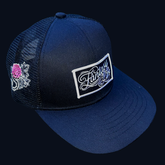 Rose trucker cap