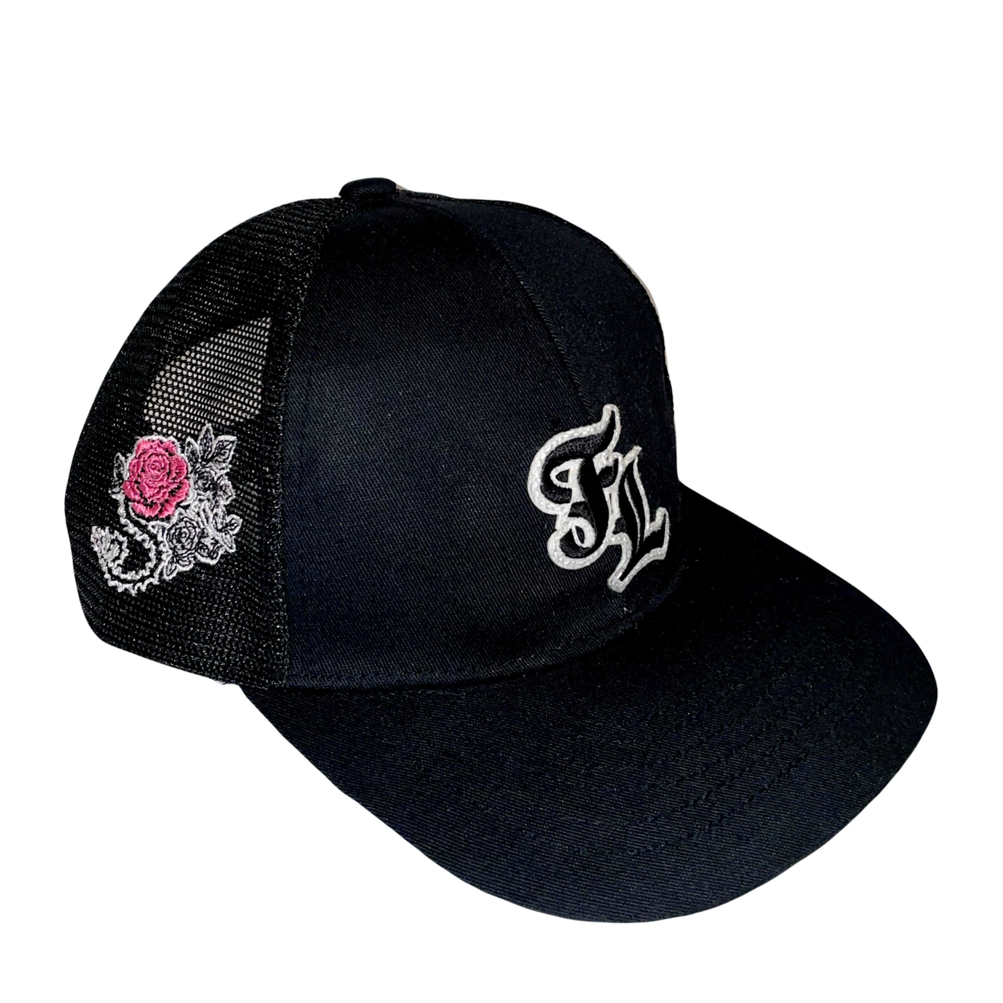 Rose trucker cap