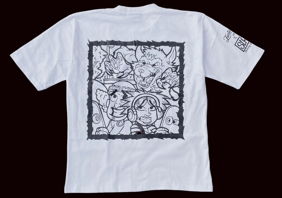Fantasy Lyfe x sketchy la rue Wolfie tee