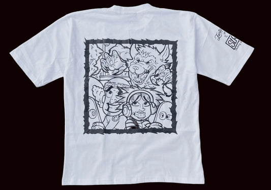 Fantasy Lyfe x sketchy la rue Wolfie tee